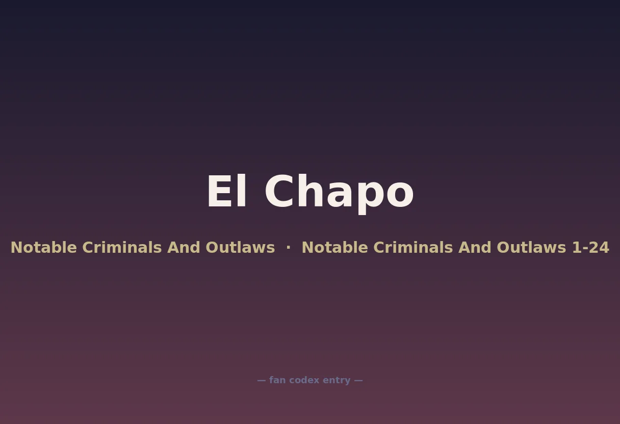 El Chapo